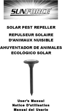 SOLAR PEST REPELLER REPULSEUR SOLAIRE D'ANIMAUX NUISIBLE AHUYENTADOR DE ANIMALES ECOL&Oacute;GICO SOLAR - User's Manual Notice D'utilisation Manual del ...