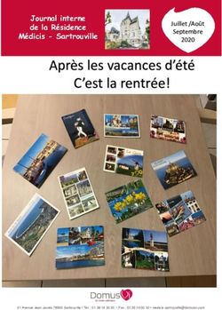 Après les vacances d'été C'est la rentrée! - Journal interne de la Résidence Médicis - Sartrouville