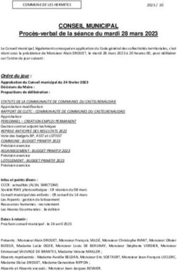 CONSEIL MUNICIPAL Proc&egrave;s-verbal de la s&eacute;ance du mardi 28 mars 2023