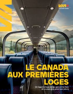 LE CANADA AUX PREMI&Egrave;RES LOGES - Un regard unique sur les gens et les lieux de ce pays plus grand que nature.
