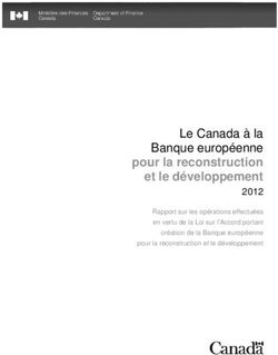 Le Canada à la Banque européenne - pour la reconstruction et le développement 2012