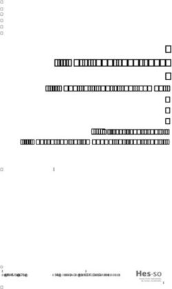 Catalogue 2020-2021 Modules d'approfondissement Filière travail social Hautes écoles romandes de travail social - HES-SO Genève