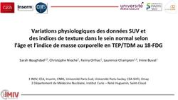 Variations physiologiques des donn&eacute;es SUV et des indices de texture dans le sein normal selon l'&acirc;ge et l'indice de masse corporelle en TEP/TDM au ...
