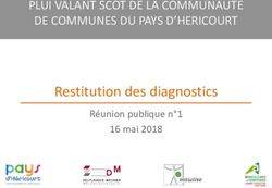 Restitution des diagnostics - PLUI VALANT SCOT DE LA COMMUNAUTE DE COMMUNES DU PAYS D'HERICOURT - Pays d'H&eacute;ricourt
