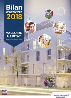 2018 Bilan VALLOIRE HABITAT