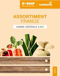 ASSORTIMENT FRANCE GAMME GÉNÉRALE & BIO - Nunhems