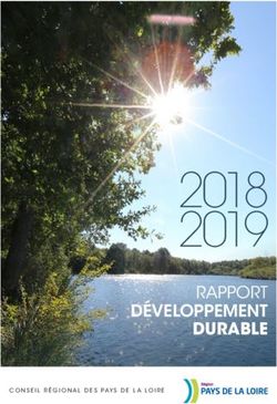 RAPPORT DÉVELOPPEMENT - DURABLE CONSEIL RÉGIONAL DES PAYS DE LA LOIRE
