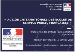 " ACTION INTERNATIONALE DES ÉCOLES DE SERVICE PUBLIC FRANÇAISES " - Plateforme des DRH de l'administration nigérienne Réunion du vendredi 18 ...