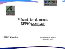 DEPHYMANGUE Présentation du réseau - CADET Sébastien - EcophytoPIC