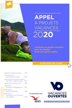 2020 APPEL À PROJETS VACANCES - Uriopss Hauts-de-France