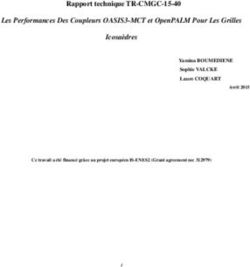 Rapport technique TR-CMGC-15-40 - Les Performances Des Coupleurs OASIS3-MCT et OpenPALM Pour Les Grilles Icosaèdres - Cerfacs