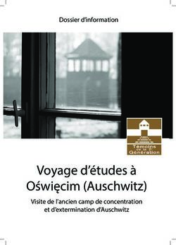 Voyage d'&eacute;tudes &agrave; Oświęcim (Auschwitz) - Visite de l'ancien camp de concentration - Dossier d'information - et d'extermination d'Auschwitz ...