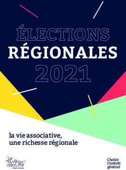 2021 ÉLECTIONS RÉGIONALES - LA VIE ASSOCIATIVE, UNE RICHESSE RÉGIONALE - LMA-HDF