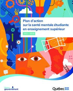 Plan d'action sur la santé mentale étudiante en enseignement supérieur 2021-2026