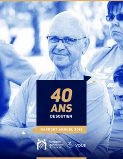 40 ans vous - Fondation québécoise du cancer