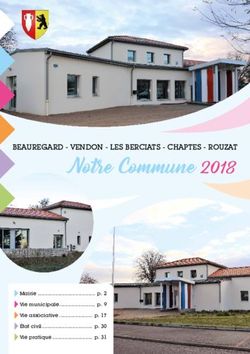 Notre Commune 2018 - Beauregard-Vendon