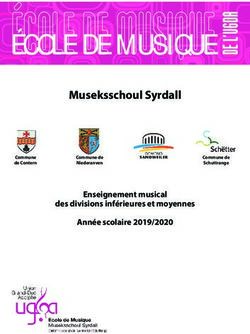 ÉCOLE DE MUSIQUE Museksschoul Syrdall - Enseignement musical des divisions inférieures et moyennes - Commune de ...