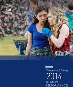2014 Bilan Des performanCes - Citoyenneté Disney