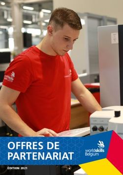 OFFRES DE PARTENARIAT - &Eacute;DITION 2021 - WorldSkills Belgium