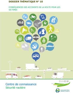 Centre de connaissance Sécurité routière - DOSSIER THÉMATIQUE N 10 CONSÉQUENCES DES ACCIDENTS DE LA ROUTE POUR LES VICTIMES - Vias