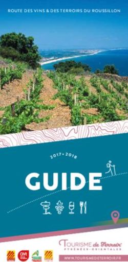 GUIDE - ROUTE DES VINS & DES TERROIRS DU ROUSSILLON - Pyrénées-Orientales