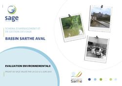 BASSIN SARTHE AVAL SCHEMA D'AMENAGEMENT ET DE GESTION DES EAUX - EVALUATION ENVIRONNEMENTALE - La pr&eacute;fecture de la Sarthe