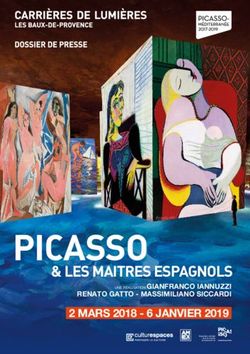PICASSO & LES MAITRES ESPAGNOLS - 2 MARS 2018 - 6 JANVIER 2019 - Les Baux-de-Provence