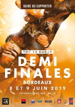 GUIDE DU SUPPORTER - Ligue Nationale de Rugby