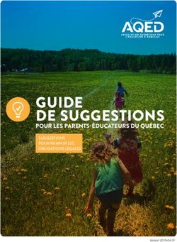 GUIDE DE SUGGESTIONS POUR LES PARENTS-ÉDUCATEURS DU QUÉBEC - SUGGESTIONS POUR REMPLIR SES OBLIGATIONS LÉGALES