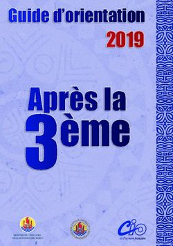 Après la 3ème - 2019 Guide d'orientation