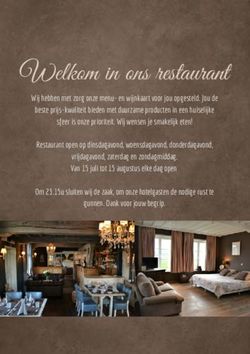 Welkom in ons restaurant - Ter Polders