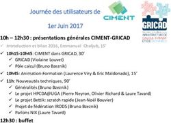 Journée des utilisateurs de 1er Juin 2017 - Journée des ...