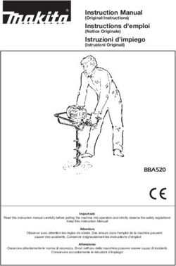 Instruction Manual (Original Instructions)