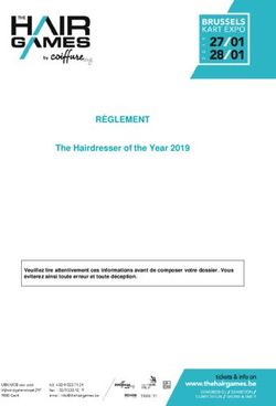 RÈGLEMENT The Hairdresser of the Year 2019 - Veuillez lire attentivement ces informations avant de composer votre dossier. Vous éviterez ainsi ...