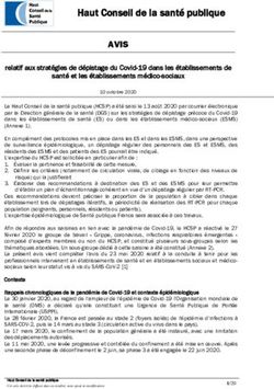 Haut Conseil de la santé publique - AVIS relatif aux stratégies de dépistage du Covid-19 dans les établissements de - CPias Ile-de-France