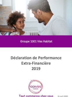 Déclaration de Performance Extra-Financière 2019 - Groupe 1001 Vies Habitat - Tout commence chez vous