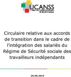 Circulaire relative aux accords de transition dans le cadre de l'intégration des salariés du Régime de Sécurité sociale des travailleurs ...