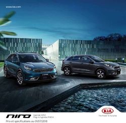 www.kia.com - Prix et spécifications au 01/07/2018