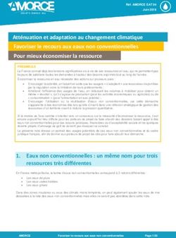 Atténuation et adaptation au changement climatique Favoriser le recours aux eaux non conventionnelles Pour mieux économiser la ressource - Amorce