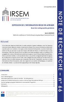 DIFFUSION DE L'INFORMATION RUSSE EN AFRIQUE - Essai de cartographie g&eacute;n&eacute;rale - IRSEM