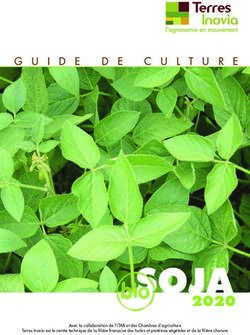 SOJA 2020 - GUIDE DE CULTURE - Terres Inovia