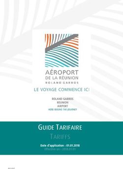 GUIDE TARIFAIRE TARIFFS - ROLAND GARROS REUNION AIRPORT Date d'application : 01.01.2018 Effective on : 2018.01.01 - Aéroport Roland Garros ...