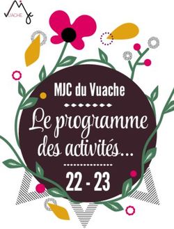 Le programme des activit&eacute;s... 22 23 - MJC du Vuache