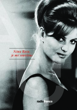 Nino Rota, je me souviens - Maison de la Radio