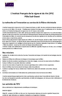 L'institut Français de la vigne et du Vin (IFV) Pôle Sud-Ouest - Vinseo