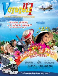 ESPIAU TOURISME www.voyages-espiau-tourisme.fr - 76, rue Larrey 65000 TARBES