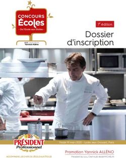 Dossier d'inscription - Promotion Yannick ALLÉNO Président du Jury, Chef multi-étoilé MICHELIN - Président Professionnel