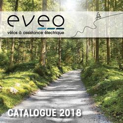 CATALOGUE 2018 - EVEO, vélos à assistance électrique