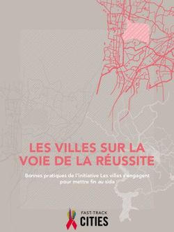 LES VILLES SUR LA VOIE DE LA RÉUSSITE - Bonnes pratiques de l'initiative Les villes s'engagent pour mettre fin au sida - UNAIDS