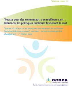 Trousse pour des communautés en meilleure santé : Influencer les politiques publiques favorisant la santé